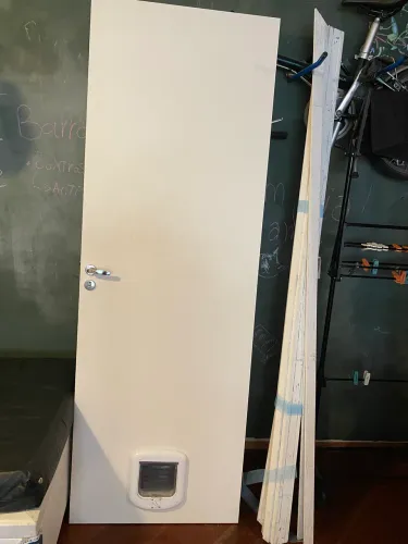 Porta Drywall com portinha PET