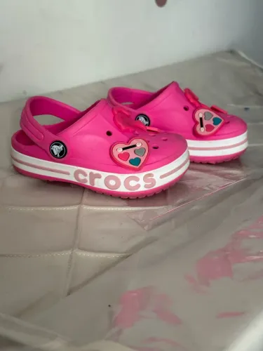 Crocs original rosa TAM 26 em perfeito estado de uso