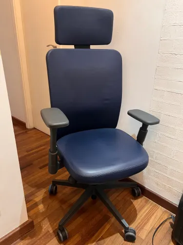 Cadeira presidente Tecton Night Blue Unique