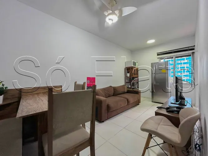 Flat São Paulo Suíte Service disponível para venda com 35m², 1 dormitório e 1 vaga de gara