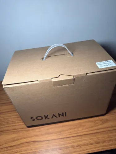 Kit de iluminação Sokani X100 RGB + Softbox IO90 + Baterias
