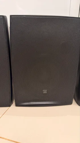 Caixas Jbl Acústicas Preta 100w Som Ambiente 6"