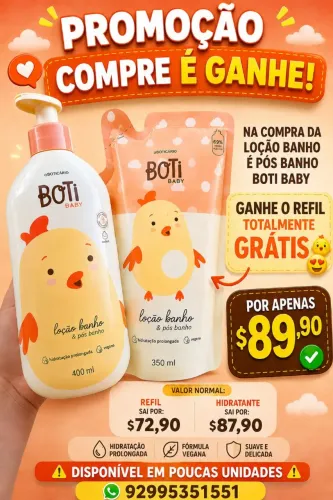 Compre o hidratante e ganhe o refil