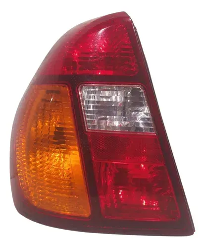 Lanterna Traseira Esquerda Clio Sedan 2000 A 2003 Esquerdo/motorista Vermelho