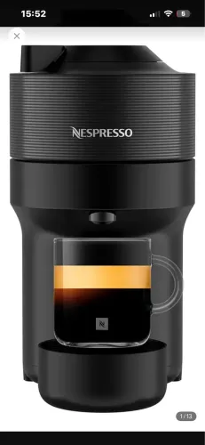 Vendo cafeteira Nespresso Vertuo Pop preto Clássico