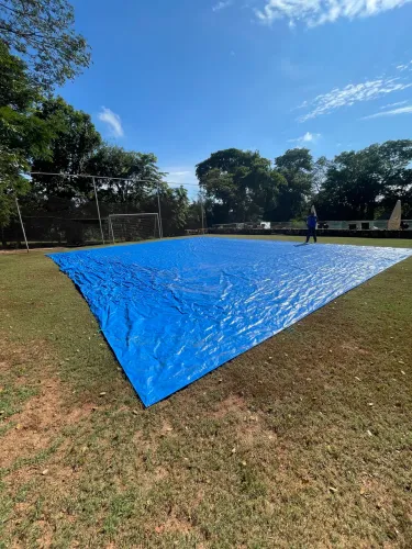 Lona Caminhoneiro Reforçada 15x10m - 150m² - Usada 1 vez