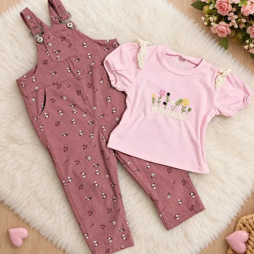 Blusa e macaquinha da Shein seminovo (conjunto)