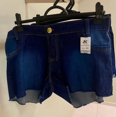 short jeans feminino com elástico tamanho 42 e 44