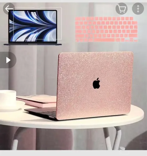 Capa MacBook Pro 13 com Glitter