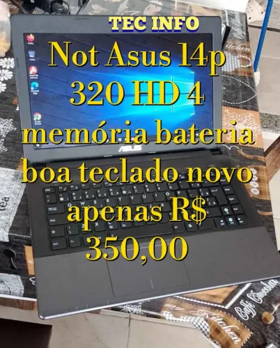 Notbook revisado ret palhoça bela vista 