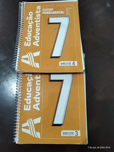 Livro ensino fundamental 3 e 4 Ed. Adventista