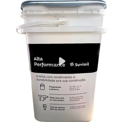 Tinta branca Suvinil Alta performance Branca - Nova 18 Kilos