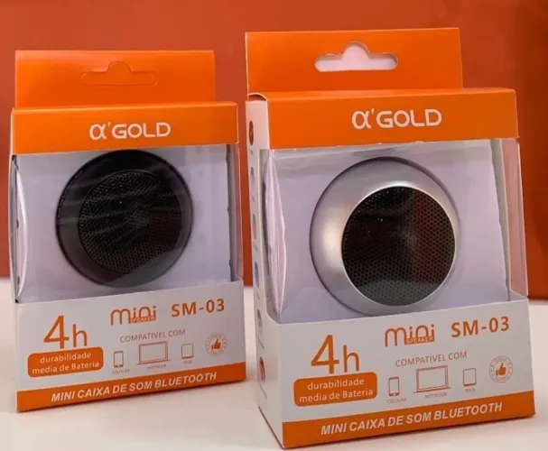 Mini caixa de som portátil bluetooth SM
