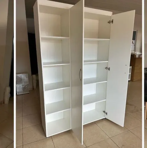 Armário MDF com rodinhas