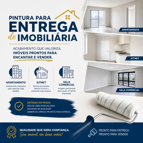     Pintor para Imobiliárias - Agilidade e Qualidade