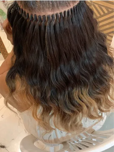 Manutenção de mega hair 