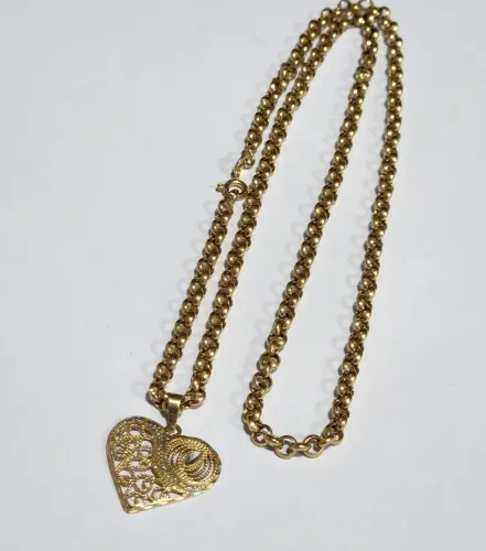 Cordão elo português de ouro 18k 