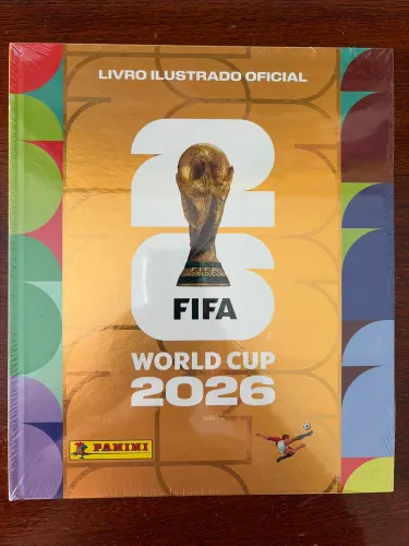 Álbum Capa Dura Dourado Copa 2026