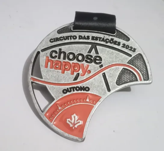 Medalha esportiva corrida as 4 estações 