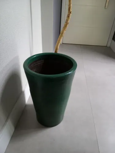 Vaso de cerâmica Verde.