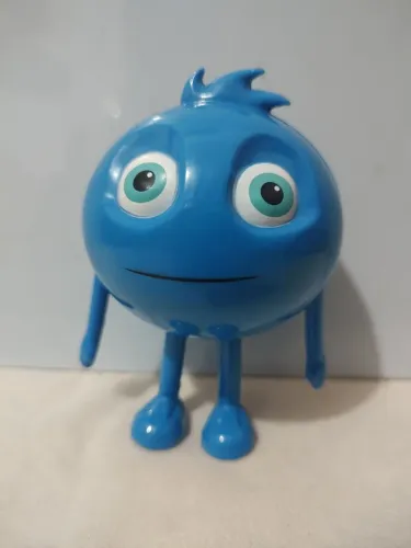 boneco azul do enterogermina the gut mission - 13cm