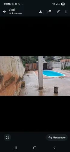 Terreno com área de piscina 