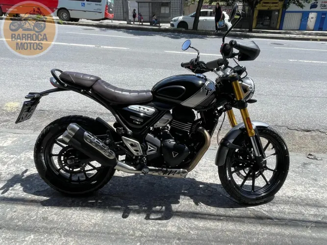SCRAMBLER 400X  PRETA 2024/2025