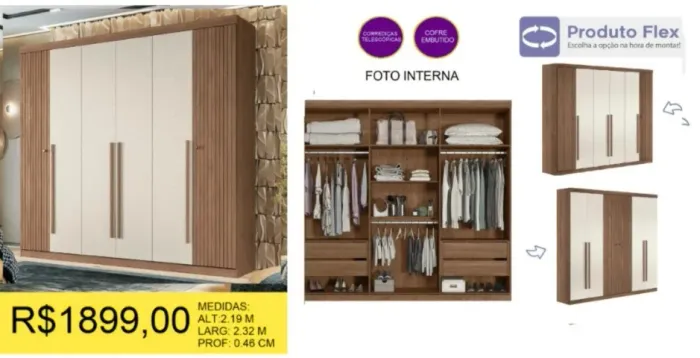 ROUPEIRO CASAL RIPADO A PRONTA-ENTREGA