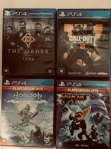 5 jogos de ps 4 para vender ou trocar 