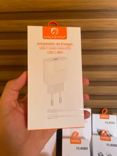 Carregador Turbo H?MASTON USB-C 30W, Para IPhone