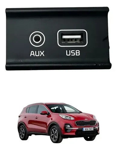 Entrada Usb Auxiliar Kia Sportage 2.0 2018 Preto