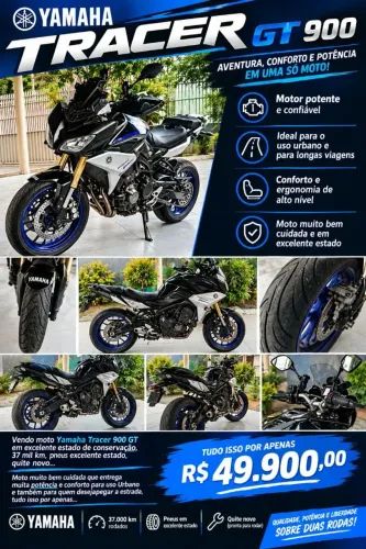 Yamaha Tracer GT900 a mais linda!!!!