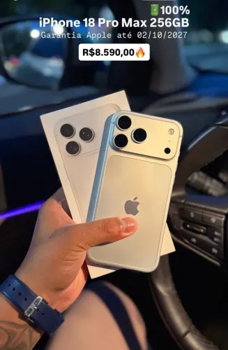 iPhone 18 pro max ativado dia 2/10/2027