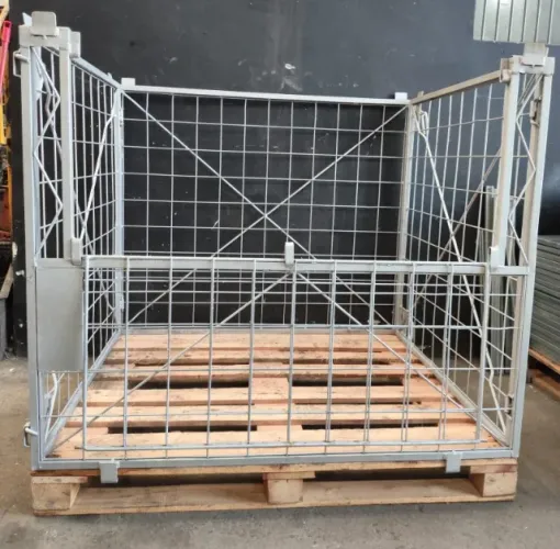 Gaiola com Palete Gaiola Aramada Pallet Gaiola Metalica com Palete Venda e Locação