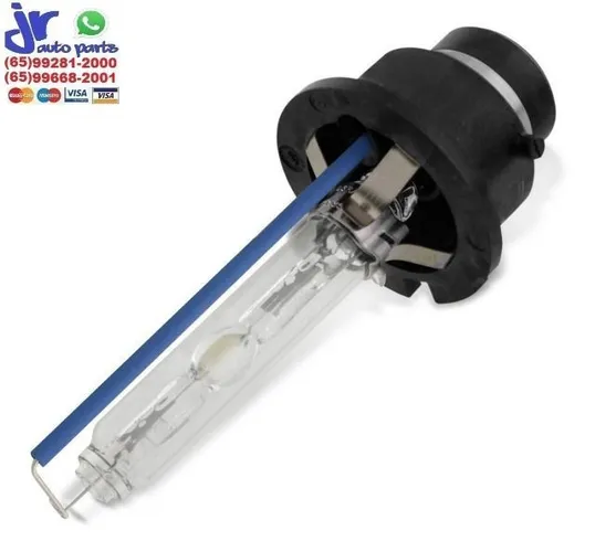 Par de Lâmpada Automotiva Xênon D2S P32d Luz Branca 5500K 35W 12V Reposição