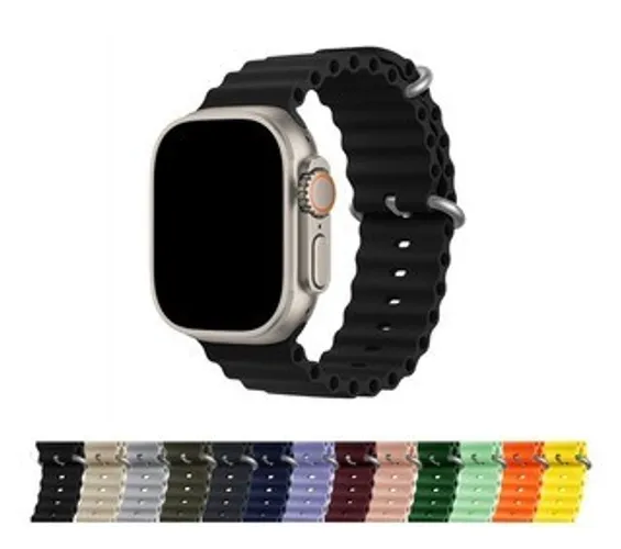 Pulseira Oceano Para Watch Ultra E iWO 49mm 45mm 44mm 42mm 41mm 38mm 40mm
