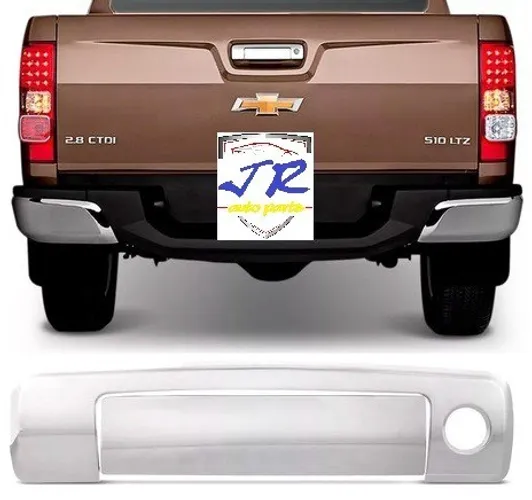 Aplique Capa Maçaneta Cromada Traseira Chevrolet S10 2012 2013 2014 2015 2016  