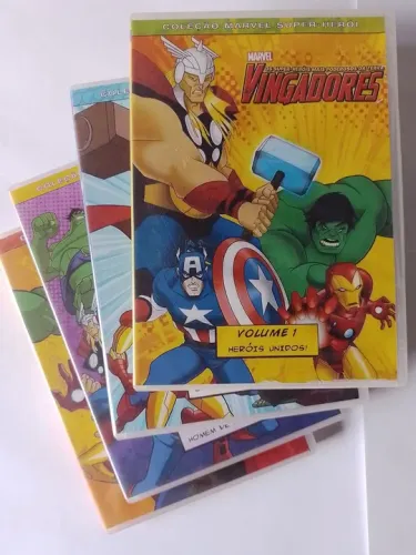 Coleção DVD's Vingadores - Heróis Unidos!