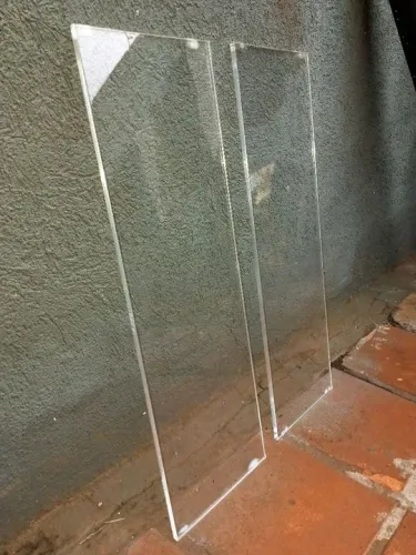 2 Prateleiras de Acrílico Transparente