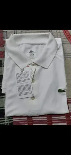 Camiseta Lacoste Sport Branca pra hoje 
