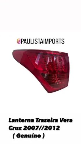 Lanterna Traseira Vera Cruz 2007 2008 2009 2010 2011 2012 ( Novo Original 