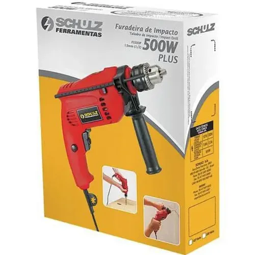 Furadeira parafusadeira Schulz 500W Plus
