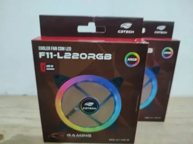 Cooler Fan com RGB F11 NOVO LACRADO FRETE GRÁTIS PARA MACEIÓ