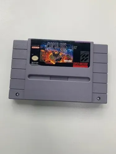 cartucho populous - super nintendo snes