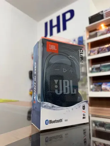Caixa de Som JBL Clip 4 Azul Original | Parcela Sem Juros | Loja Física Curitiba 