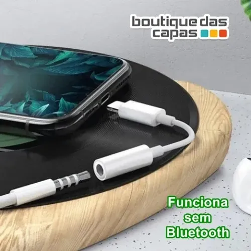 Adaptador de Lightning para fones de ouvido P2 P3 x iphone ipad (Funciona SEM Bluetooth)
