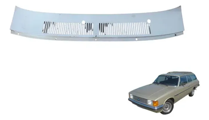 Grade Churrasqueira Gm Caravan 1984 Branco