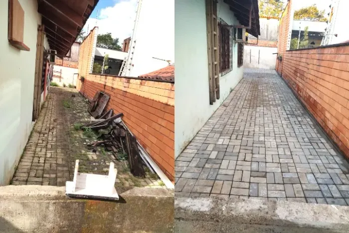 Limpeza de Muros e Calçadas em Joinville com Lavadora de Alta Pressão
