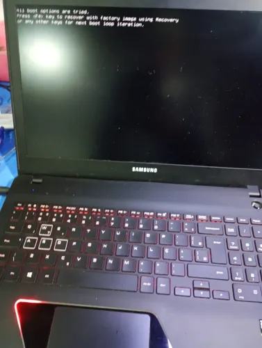 Notebook Samsung odyssey leia todo o anúncio vendo no estado