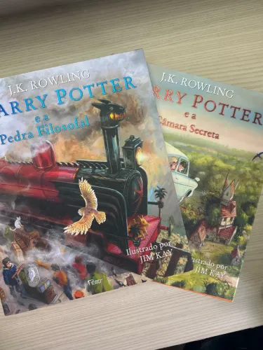 Harry Potter ilustrado por Jim Kay, v. 1 e 2
